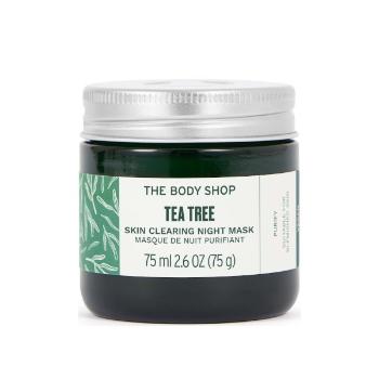 The Body Shop Mască de curățare de noapte pentru ten problematic și sensibil Tea Tree (Skin Clearing Night Mask) 75 ml