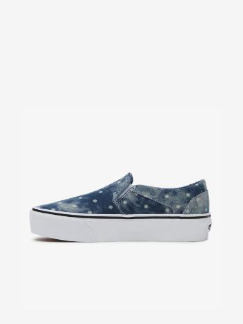 Vans Asher Platform Slip On Albastru