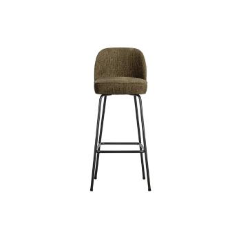 Scaun de bar kaki din catifea 103 cm Vogue – BePureHome