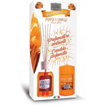 Sweet Home Collection Set cadou Difuzor Orange and Cinnamon + lumânare