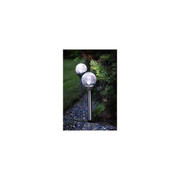 Set 2 lampadare pentru grădină Star Tradings Balls, înălțime 26,5 cm