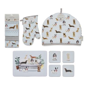 Set de textile pentru bucătărie 13 buc. Curious Dogs – Cooksmart ®