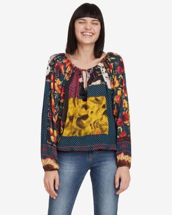 Desigual Wanda Bluză Albastru Multicolor