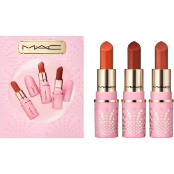 MAC Cosmetics Bubbles & Bows Taste of Bubbly Mini Lipstick Kit set cadou de buze culoare Rose