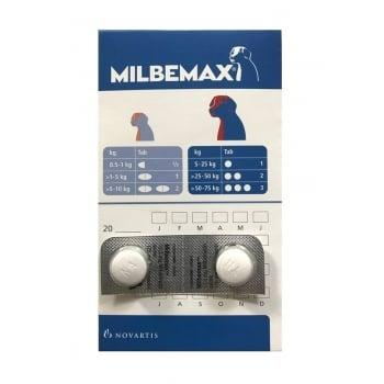 Milbemax Dog 12,5 / 125 mg (5 - 25 kg) - 2 tablete