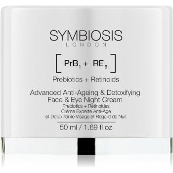 Symbiosis London Anti-Ageing & Detoxifying cremă ușoară de noapte pentru față și ochi 50 ml