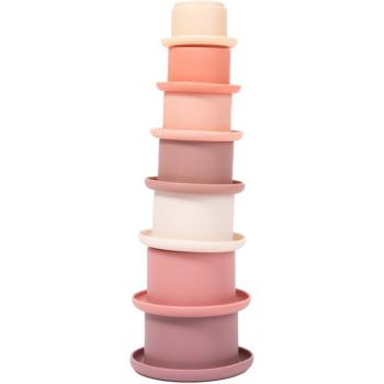 Bo Jungle B- Stacking Cups Lovely Pink cupe de stivuire pentru baie 7 buc