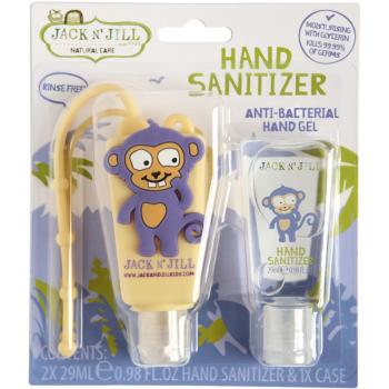 Jack N’ Jill Natural Care gel pentru curățarea mâinilor pentru copii Monkey 2x29 ml