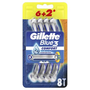 Gillette Aparate de ras de unică folosință Blue3 Comfort 6+2 ks