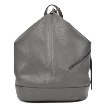 Rucsac din piele Carla Ferreri Chic, gri