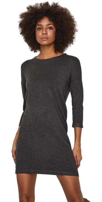 Vero Moda Rochie pentru femei VMGLORY Relaxed Fit 10137034 Dark Grey Melange XS