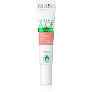 Eveline Cosmetics Organic Aloe+Collagen gel pentru ochi împotriva ridurilor și a cearcănelor întunecate 20 ml