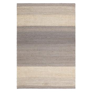 Covor gri/crem reversibil/țesut manual din iută 160x230 cm Cedar – Asiatic Carpets