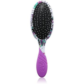 Wet Brush Pro detangler Steet art perie pentru par usor de pieptanat Street art purple 1 buc