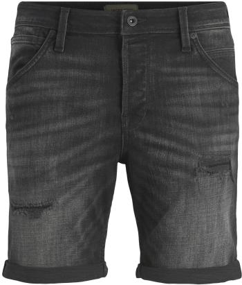 Jack&Jones Pantaloni scurți pentru bărbați JJIRICK Regular Fit 12201634 Black Denim L