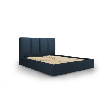 Pat dublu Mazzini Beds Juniper, 180 x 200 cm, albastru