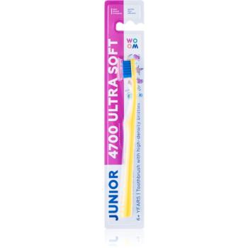 WOOM Toothbrush Junior 4700 Ultra Soft periuță de dinți pentru copii de la 6 ani ultra moale