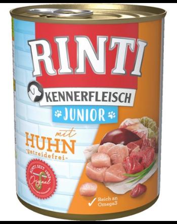 RINTI Kennerfleish Junior Chicken 800 g Hrana umeda catei, cu pui