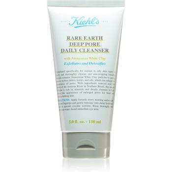 Kiehl's Rare Earth Deep Pore Daily Cleanser cremă ditoxifiantă de curățare pentru micsorarea porilor 150 ml