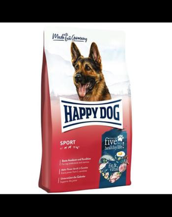 HAPPY DOG Supreme Fit &amp; Vital Sport, hrana completa pentru caini adulti, 1 kg