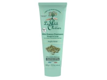 Le Petit Olivier Pasta de lut de curățare pentru corp și față Lut verde(Face & Body Purifying Green Clay Paste) 300 g