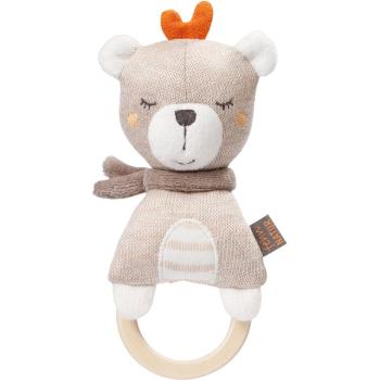 BABY FEHN fehnNATUR Wooden Grabber Teddy jucărie zornăitoare 1 buc