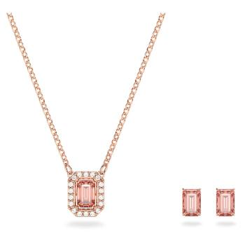 Swarovski Set de bijuterii fermecător din bronz cu cristale 5620548Millenia (cercei, colier)