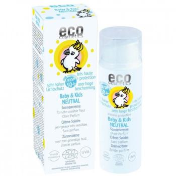 Eco Cosmetics BabyCremă BIO pentru copii, de protecție solară SPF 50+ 50 ml