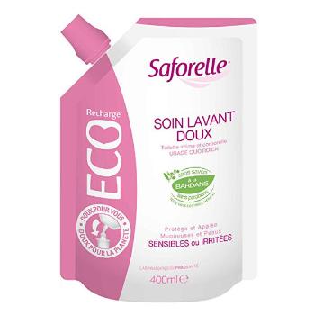 Saforelle Gel de curățare delicat (umplere de rezervă) Eco pack 400 ml