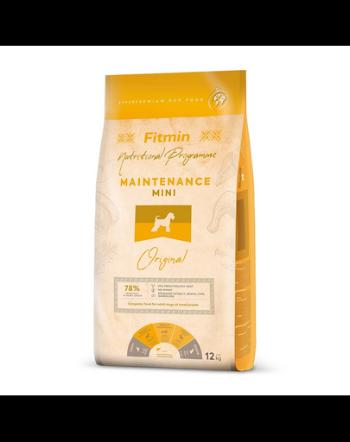 FITMIN Dog Mini Maintenance 12 kg hrana completa caine rasa mica