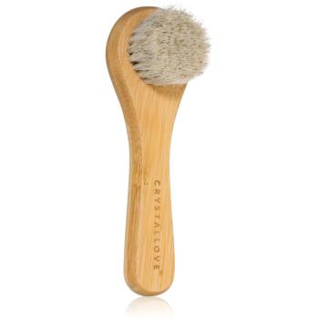 Crystallove Bamboo Face Brush perie pentru curățarea profundă a tenului 1 buc