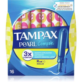 Tampax Compak Pearl Regular tampoane cu aplicator 16 buc