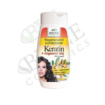 Bione Cosmetics Balsam regenerant Keratin + Ulei de argan cu pantenol 260 ml