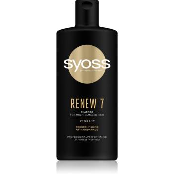 Syoss Renew 7 șampon intens cu efect de regenerare pentru par foarte deteriorat 440 ml
