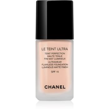 Chanel Le Teint Ultra machiaj matifiant de lungă durată SPF 15 culoare 30 Beige 30 ml