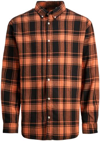 Jack&Jones Cămașă pentru bărbați JORCOZY Wide Fit 12246648 Ginger L