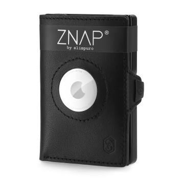 Slimpuro ZNAP Airtag Wallet, 8 carduri, compartiment pentru monede, 8,9 x 1,5 x 6,3 cm (L x Î x l), protecție RFID