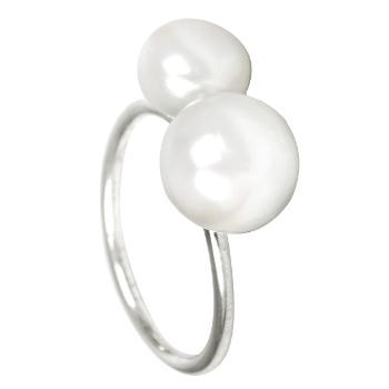 JwL Luxury Pearls Inel din argint cu două perle JL0058 