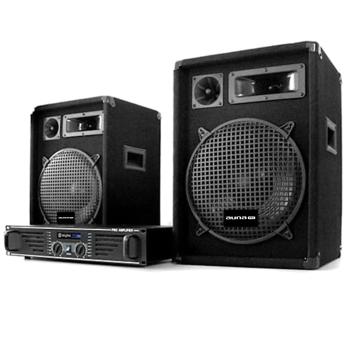 Electronic-Star Set complet DJ PA "Marrakesch Lounge" Amplificator 2x Boxe