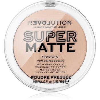 Revolution Relove Super Matte pudra matuire culoare Vanilla 6 g
