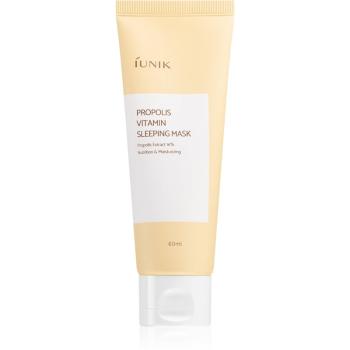 iUnik Propolis Vitamin mască de noapte pentru reînnoirea pielii cu complex de multivitamine 60 ml