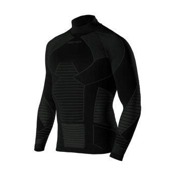 
                 BIOTEX Tricou de ciclism cu mânecă lungă - ICEBREAK - negru/gri  
            