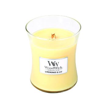 WoodWick Lumanare parfumată Lemongrass & Lily 275 g