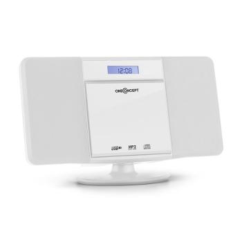 OneConcept V-13 BT, sistem stereocu CD MP3 USB Bluetooth radio montare pe perete