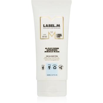 label.m M-Plex Bond Repairing Miracle Mask mască hrănitoare profundă pentru toate tipurile de păr 200 ml