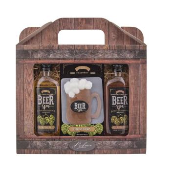 Bohemia Gifts Set cadou pentru îngrijire de baie Beer Spa V