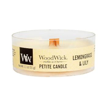 WoodWick Lumânare aromatică cu fitil din lemn Lemongrass & Lily 31 g