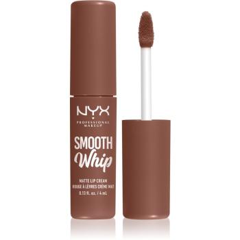 NYX Professional Makeup Smooth Whip Matte Lip Cream ruj de buze catifelant cu efect de netezire culoare 24 Memory Foam 4 ml