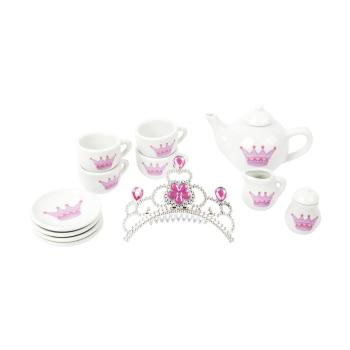 Set servit ceai și coroniță pentru copii Legler Crown
