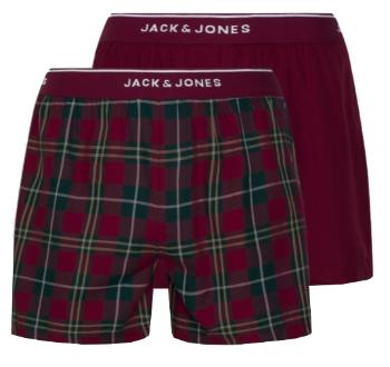 Jack&Jones PACK 2 - boxeri pentru bărbați JACMAX 12197812 Rhododendron M